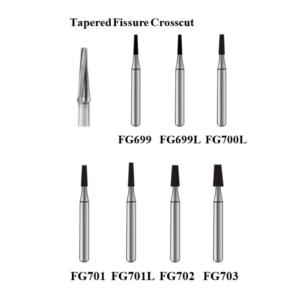 Carbide Bur Tapered Fissure Crosscut